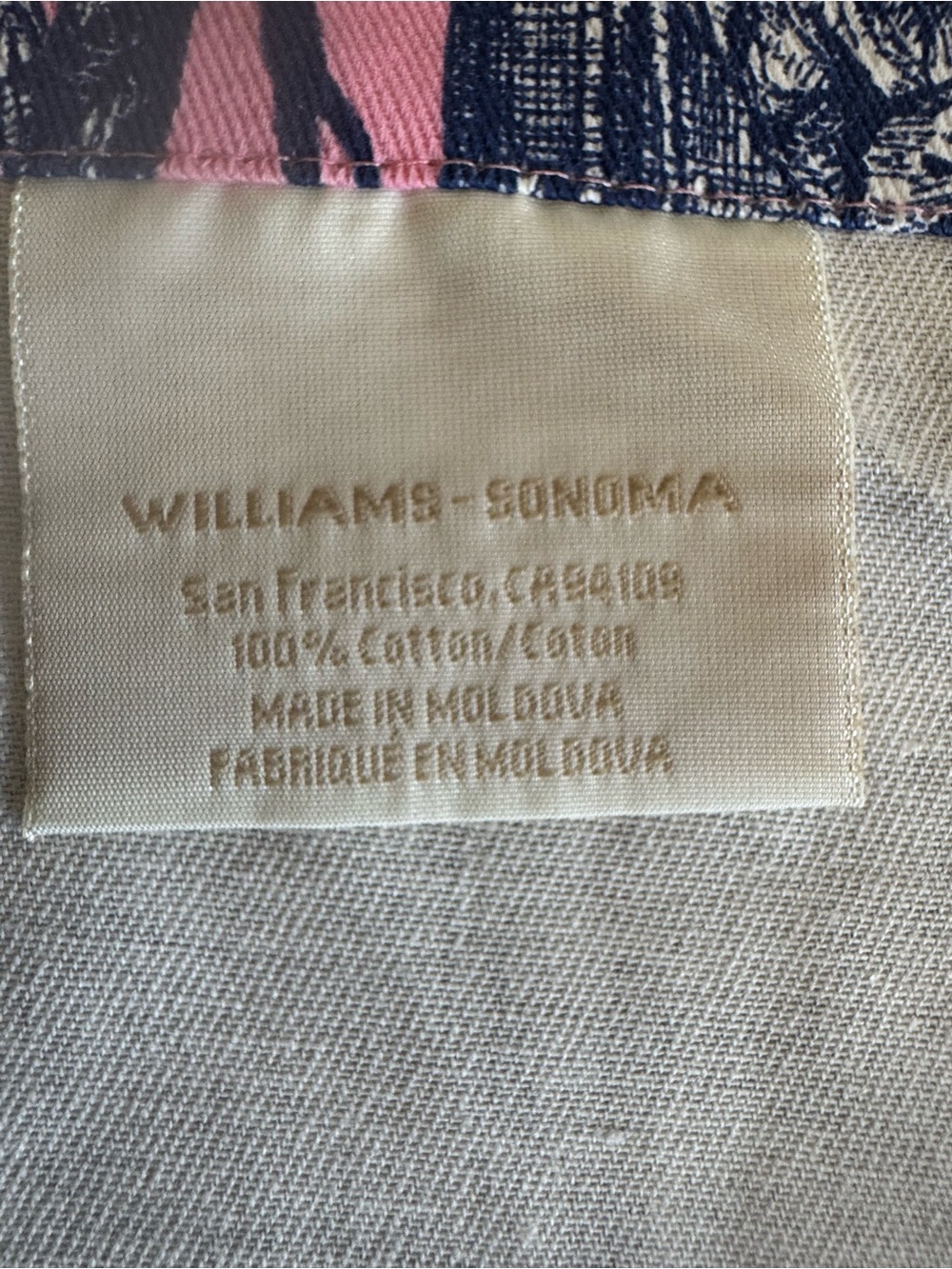 Williams Sonoma Set of 6 Pink Toile Cotton Dinner Napkins French Country - Picture 7 of 16